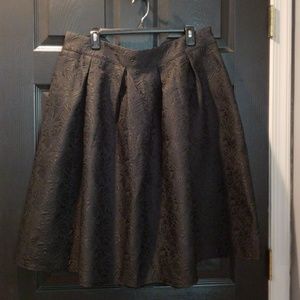 NWOT Black A-Line Skirt